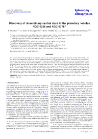 Discovery of Close Binary Central Stars in the Planetary Nebulae NGC 6326 and NGC 6778