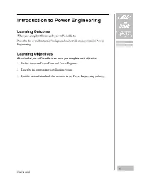 Introduction to Power Engineering