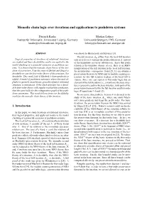 Monadic Chain Logic Over Iterations and Applications to Pushdown Systems
