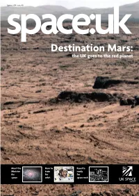 Destination Mars: the UK Goes to the Red Planet