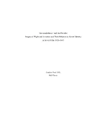Images of Flight and Aviation and Their Relation to Soviet Identity in Soviet Film 1926-1945