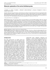 Molecular Systematics of the Marine Dothideomycetes