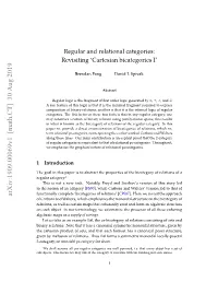Regular and Relational Categories: Revisiting'cartesian Bicategories I'