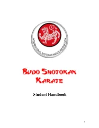 Student Handbook