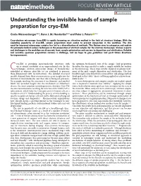 Understanding the Invisible Hands of Sample Preparation for Cryo-EM