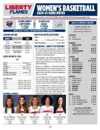 2020-21 Women's Basketball Game Notes 19