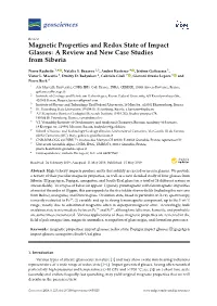 Magnetic Properties and Redox State of Impact Glasses: a Review and New Case Studies from Siberia