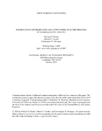Sudden Stops: Determinants and Output Effects in the First Era of Globalization, 1880-1913