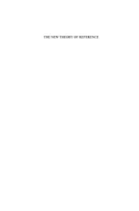 The New Theory of Reference: Kripke, Marcus, and Its Origins
