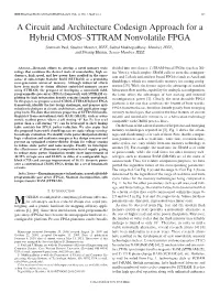 A Circuit and Architecture Codesign Approach for a Hybrid CMOS