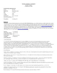 Central Michigan University Global Campus Course Syllabus