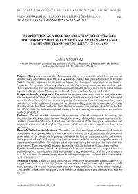 Coopetition As a Business Strategy That Changes the Market Structures