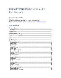 Explicitly Implicifying Explicit Constructors