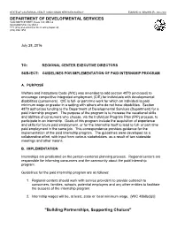 Paid Internship Program Guidelines Final