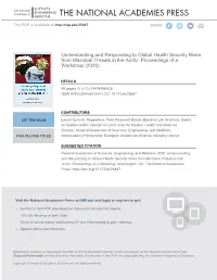 Report on Microbial Threats in the Arctic