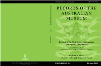 Revision of the Snail Genus &lt;I&gt;Austropyrgus&lt;/I&gt; (Gastropoda