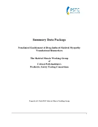 PSTC Skeletal Muscle Working Group