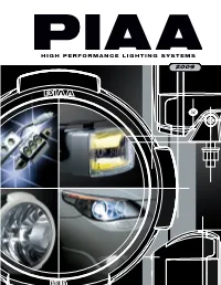 High Performance Lighting Systems