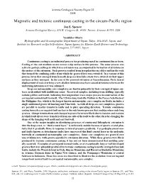 Magmatic and Tectonic Continuous Casting in the Circum-Pacific Region Jon E