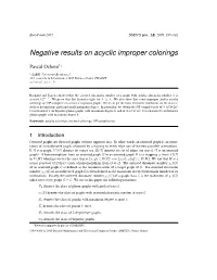 Negative Results on Acyclic Improper Colorings