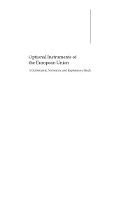 Optional Instruments of the European Union