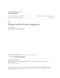 Plotinus and the Artistic Imagination John S