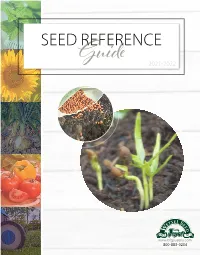 SEED REFERENCE Guide 2021-2022