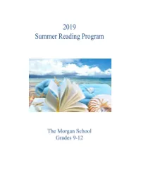 The Morgan School Summer Reading