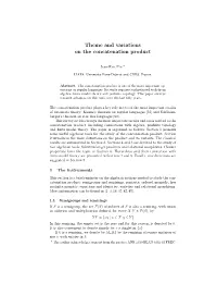 Theme and Variations on the Concatenation Product
