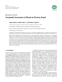 Geospatial Assessment of Floods in Western Nepal