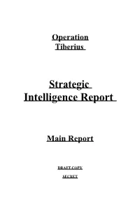 Strategic Intelligence Report