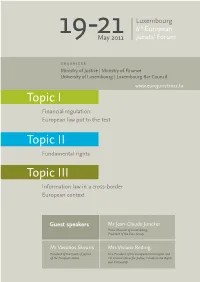 Topic I Topic II Topic