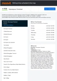908 Bus Time Schedule & Line Route