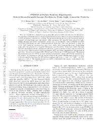 Arxiv:2101.08781V1 [Hep-Ph] 21 Jan 2021