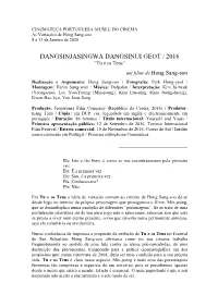 DANGSINJASINGWA DANGSINUI GEOT / 2016 “Tu E Os Teus”
