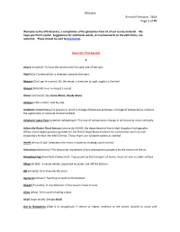 Glossary Revised February , 2014 Page 1 of 70