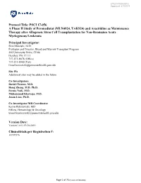 Study Protocol and Statistical Analysis Plan