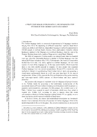 A First Comparison of Pronominal and Demonstrative Systems in the Cariban Language Family*
