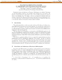 1 FRACTIONAL DERIVATIVE ANALYSIS of HELMHOLTZ and PARAXIAL-WAVE EQUATIONS A. J. T U R S K I , B. a T a M a N I U K and E. T