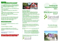 Applying for Secondary Schools 2021. What Do You Need to Know?