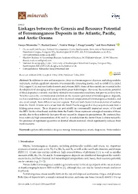Linkages Between the Genesis and Resource Potential of Ferromanganese Deposits in the Atlantic, Paciﬁc, and Arctic Oceans
