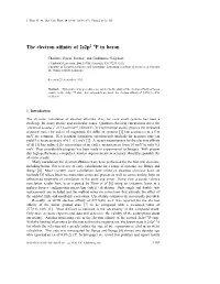 The Electron Affinity of 2S2p2 4P in Boron