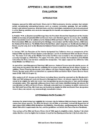 Appendix L Wild and Scenic River Evaluation