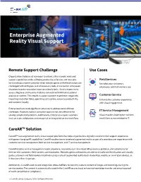 Enterprise Augmented Reality Visual Support