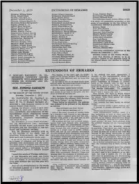 Extensions of Remarks