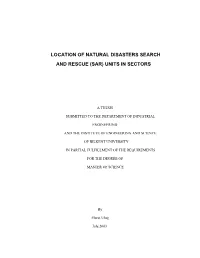 Sar) Units in Sectors