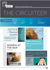THE CIRCUITEER Issue 45 / July 2018 1 News from the South Eastern Circuit