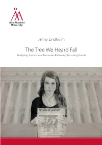 The Tree We Heard Fall Analyzing the Societal Processes Following Focusing Events