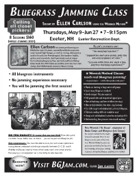 Bluegrass Jamming Class
