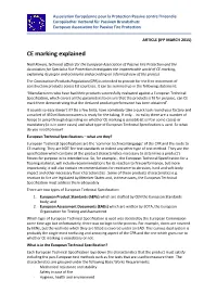 CE Marking Explained
